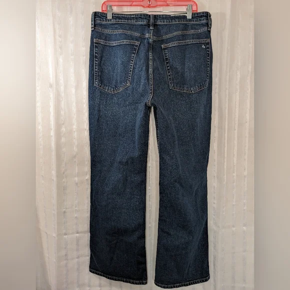 Rag & Bone Jeans "Casey High-Rise Ankle Flare" Dark Wash size 33
